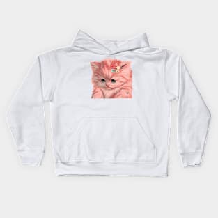 Sad Kitten Kids Hoodie